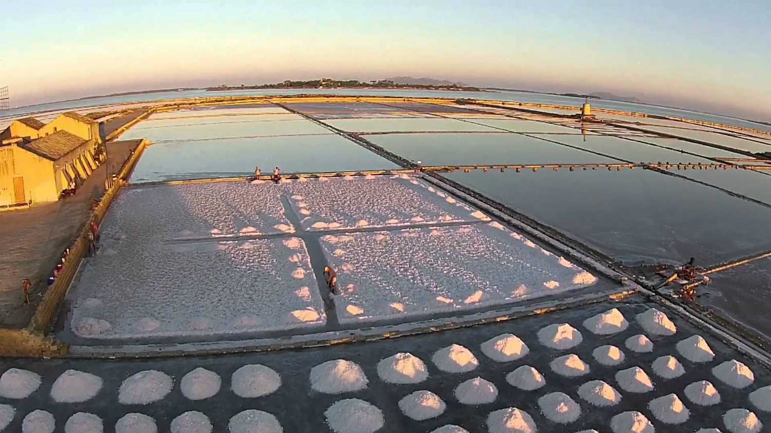 Salt harvested