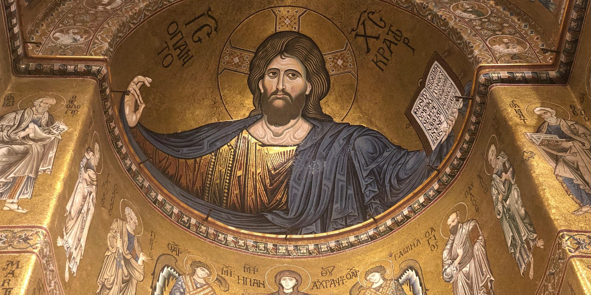 Monreale, the mosaics at the Dome
