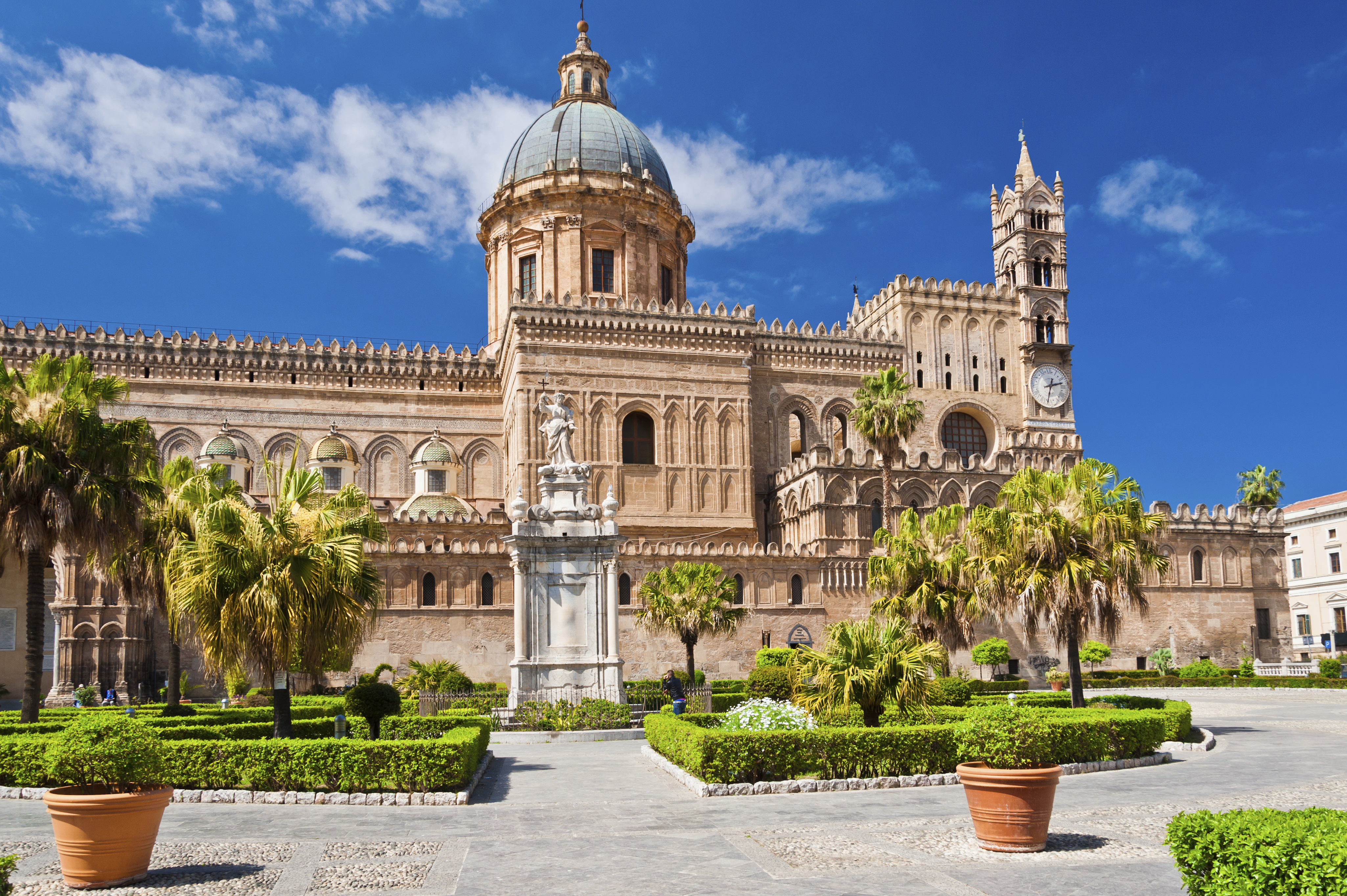 Palermo City Center Map Tourist Attractions Free Word Template