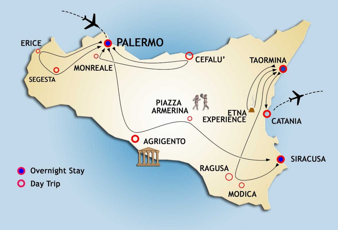 tour sicilia km